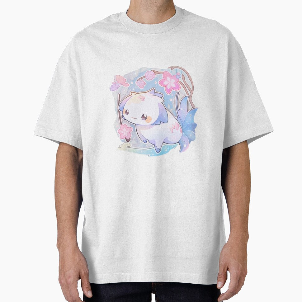 Cute Colorful Axolotl Print by NinyoDreamscape T-Shirts, Hoodie, Sweatshirt | BlankRebels.com (Image 1)