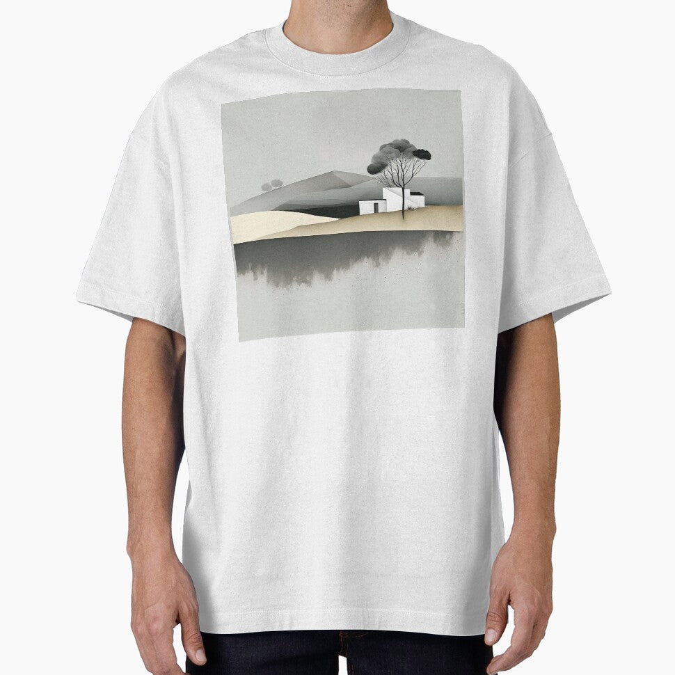 Minimalist abstract digital landscape art by Feluceo T-Shirts, Hoodie, Sweatshirt | BlankRebels.com (Image 1)