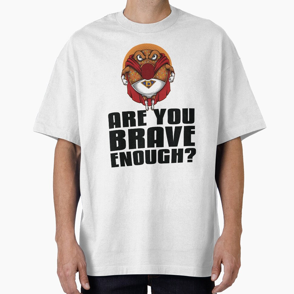 Superhero Donut Are You Brave Enough? Foodietoon Doughnut by ProjectX23 T-Shirts, Hoodie, Sweatshirt (Image 1)