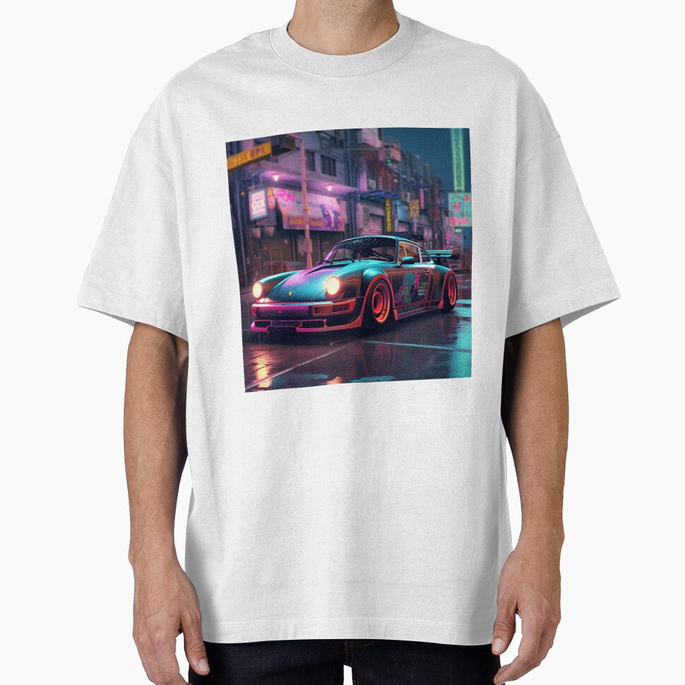 Cyberpunk Porsche 911 3 by santhiWalken T-Shirts, Hoodie, Sweatshirt | BlankRebels.com (Image 1)