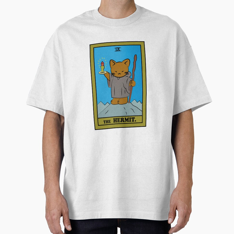 TAROT CARDS | THE HERMIT. | CAT by FalconLifeStore T-Shirts, Hoodie, Sweatshirt | BlankRebels.com (Image 1)