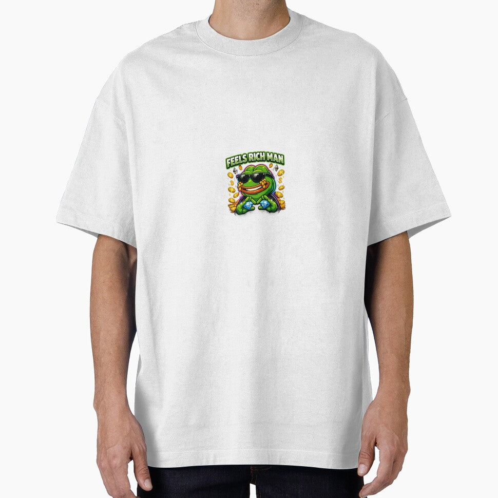 Feels Rich Man Pepe Meme! by MemeArt42069 T-Shirts, Hoodie, Sweatshirt | BlankRebels.com (Image 1)