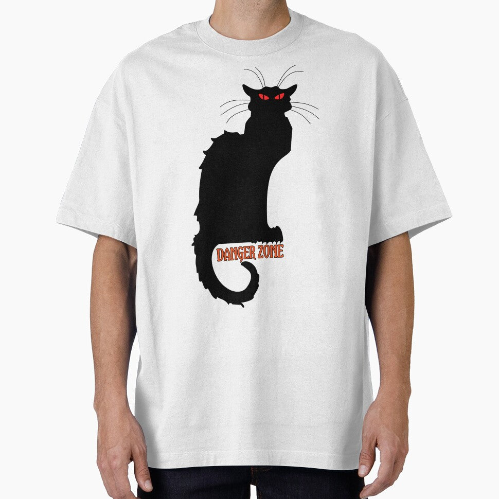 Halloween black cat Danger zone Halloween black cat by Menariya T-Shirts, Hoodie, Sweatshirt | BlankRebels.com (Image 1)