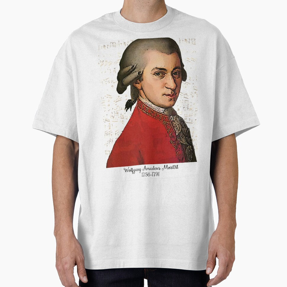Wolfgang Amadeus Mozart Grunged by DesignsByDebQ T-Shirts, Hoodie, Sweatshirt | BlankRebels.com (Image 1)
