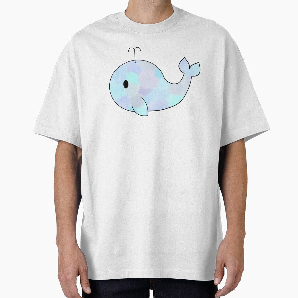 Watercolor Whale by TheeForestFox Shop T-Shirts, Hoodie, Sweatshirt | BlankRebels.com (Image 1)