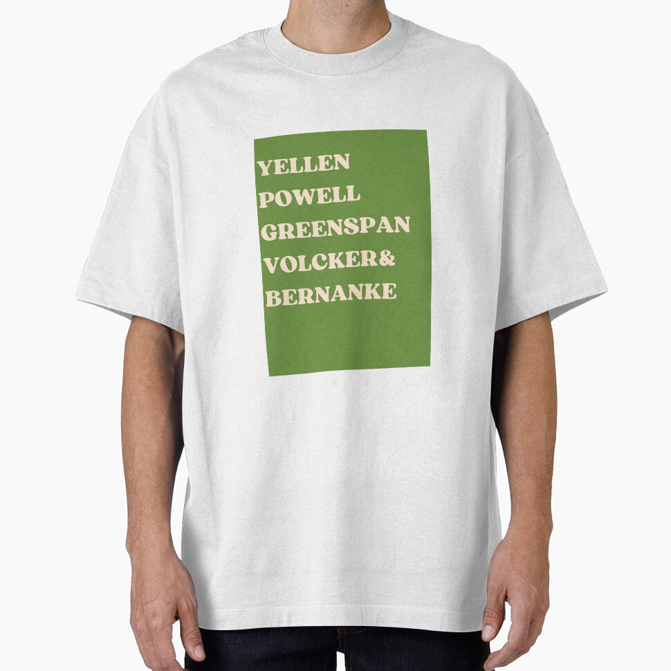 Yellen and Powell and Greenspan and Volcker and Bernanke by SPARKSLIFE T-Shirts, Hoodie, Sweatshirt (Image 1)