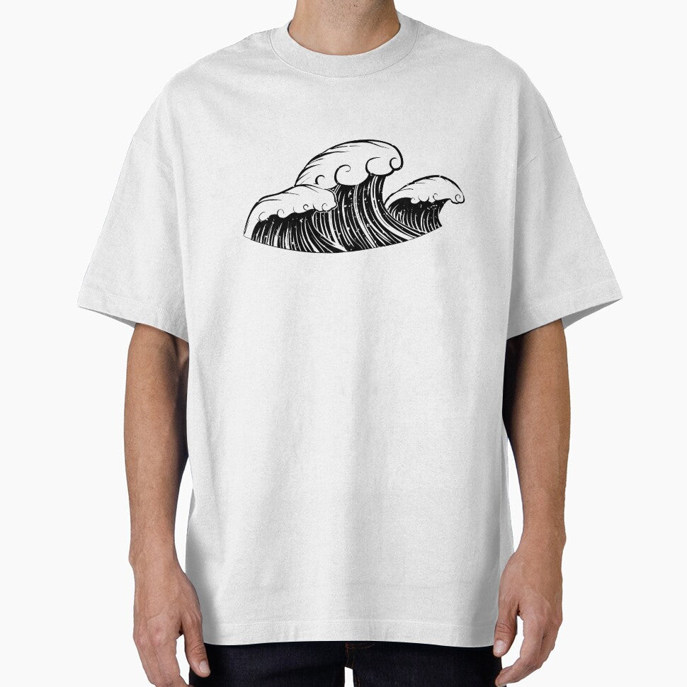 Waves hand drawn by bainermarket T-Shirts, Hoodie, Sweatshirt | BlankRebels.com (Image 1)