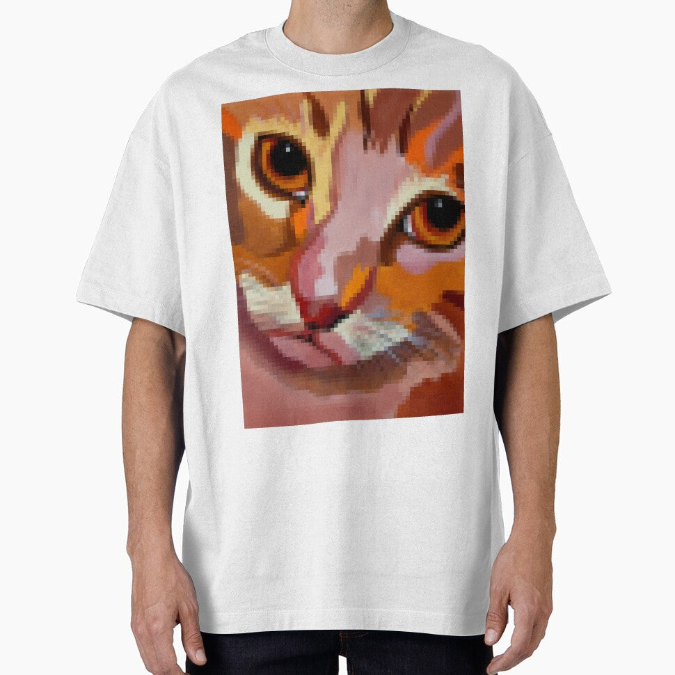 Cat Pixel Art by OCNau T-Shirts, Hoodie, Sweatshirt | BlankRebels.com (Image 1)