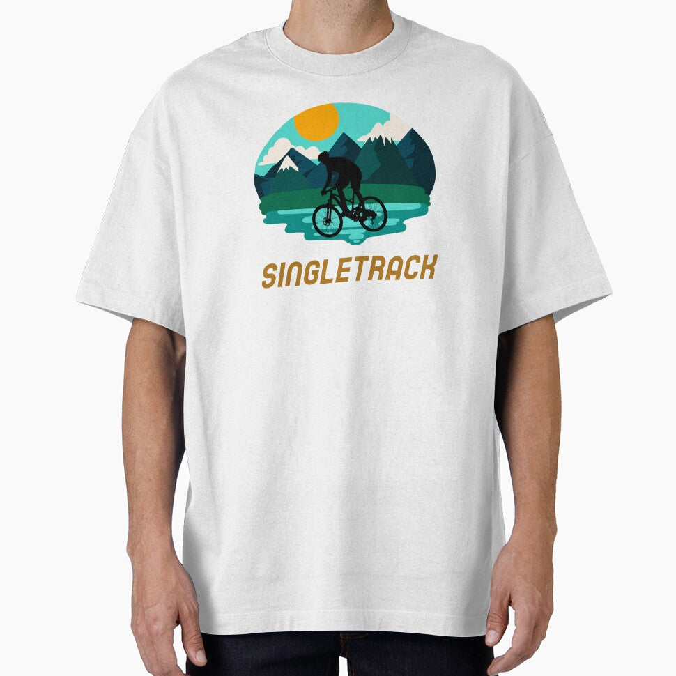 Mountain Biking Singletrack by tdruppski T-Shirts, Hoodie, Sweatshirt | BlankRebels.com (Image 1)