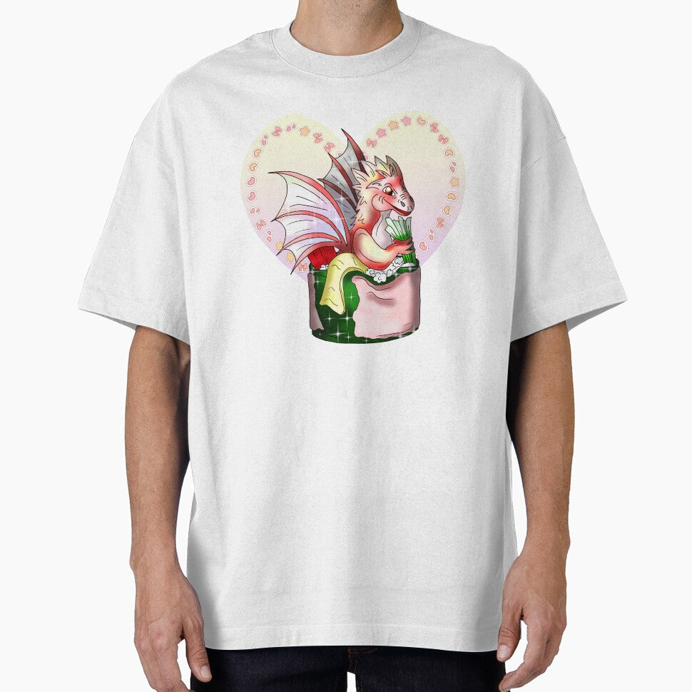 sushi roll kawaii dragon cartoon by CuisineCat T-Shirts, Hoodie, Sweatshirt | BlankRebels.com (Image 1)