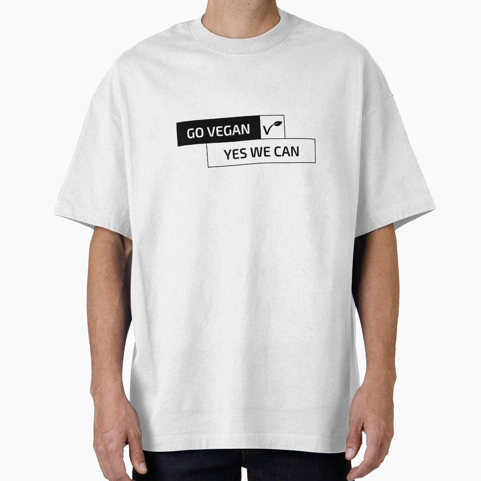 Go Vegan Yes We Can by DiegoUrz T-Shirts, Hoodie, Sweatshirt | BlankRebels.com (Image 1)