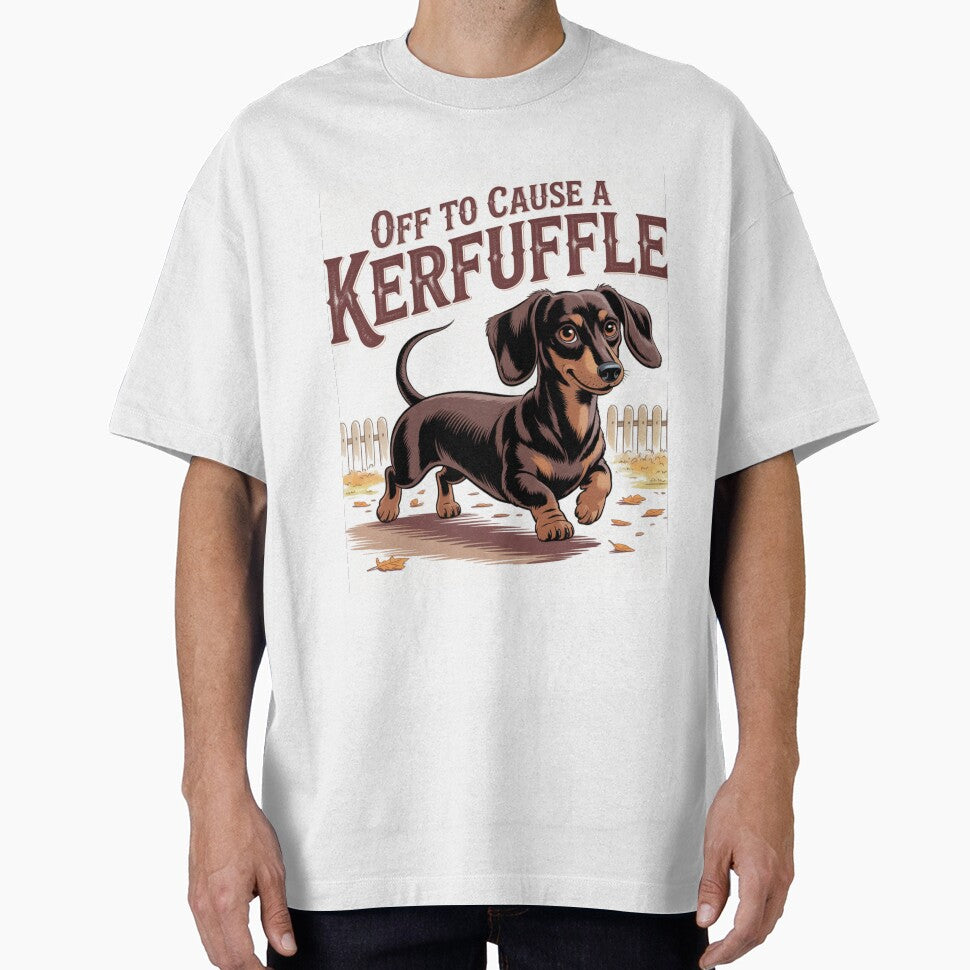 Off to Cause A Kerfluffle Dachshund by karolinao746 T-Shirts, Hoodie, Sweatshirt | BlankRebels.com (Image 1)