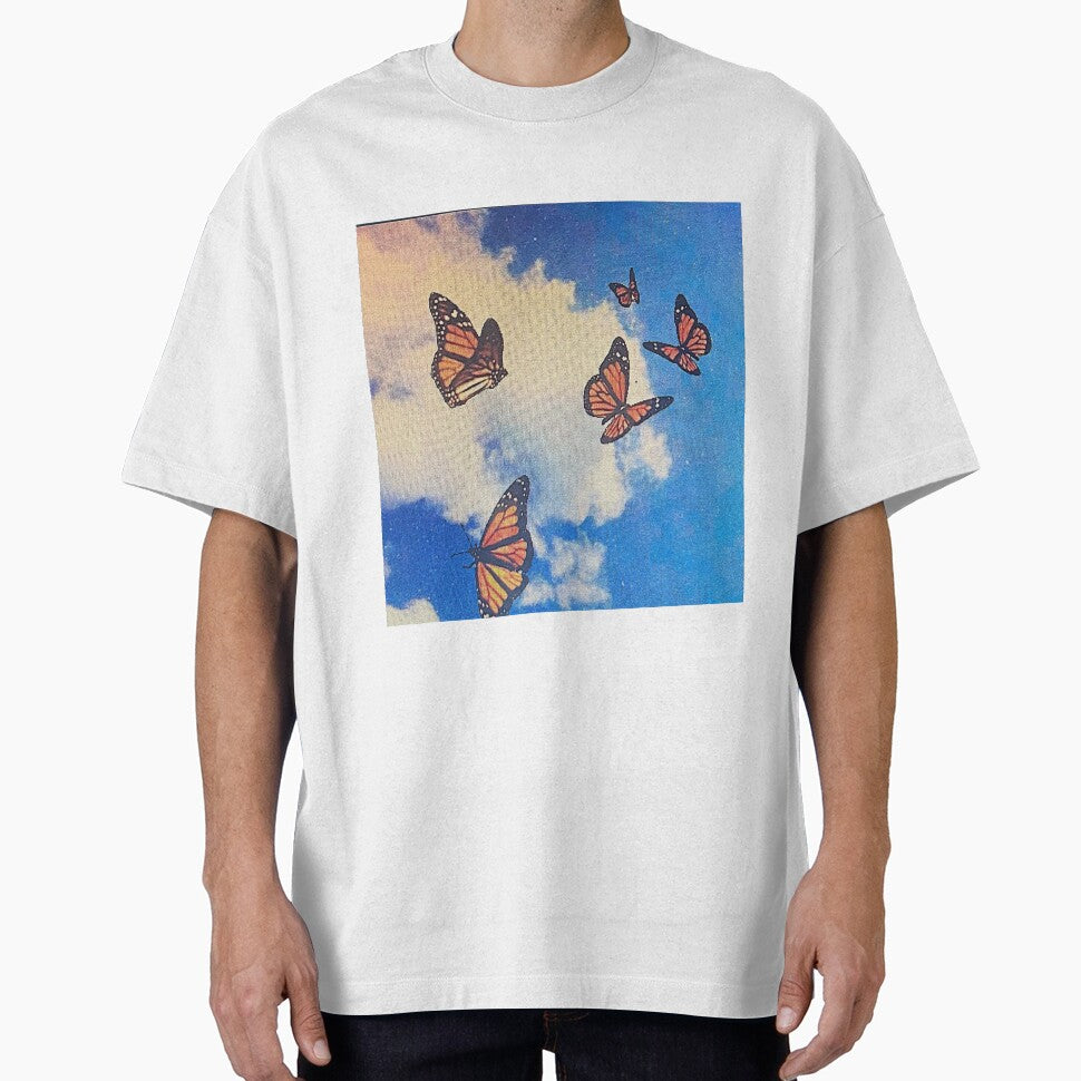 retro butterflies by sqftv T-Shirts, Hoodie, Sweatshirt | BlankRebels.com (Image 1)