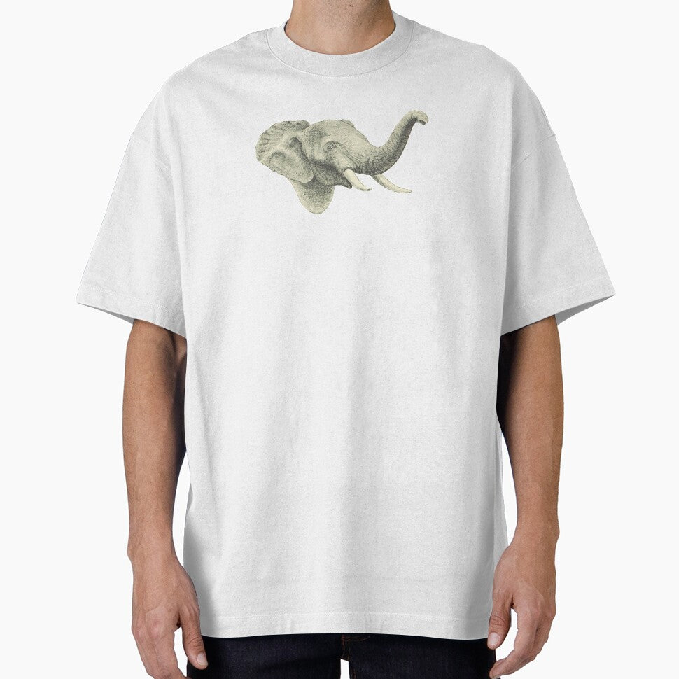 Vintage Elephant Illustration by bookishneighbor T-Shirts, Hoodie, Sweatshirt | BlankRebels.com (Image 1)