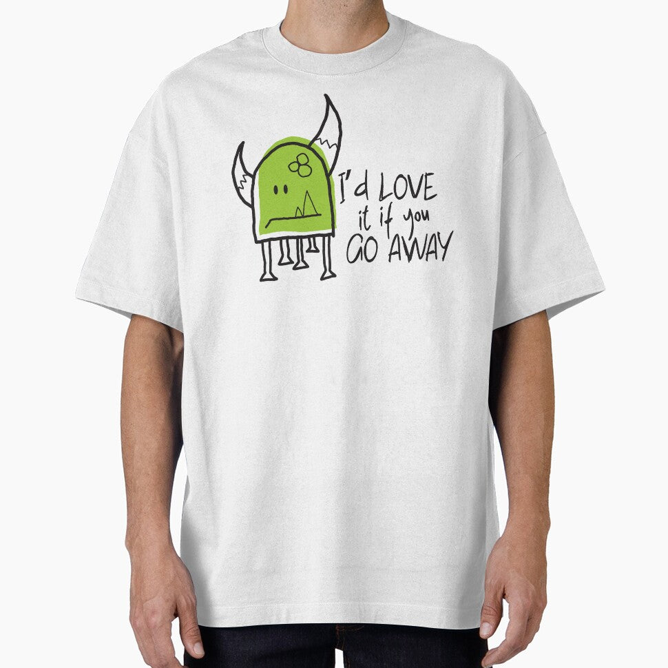 Cute Monster Says Go Away by LordAutmnBottom T-Shirts, Hoodie, Sweatshirt | BlankRebels.com (Image 1)