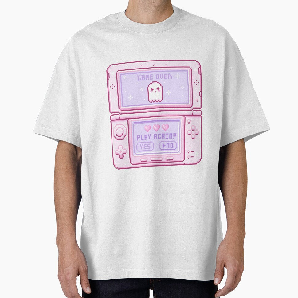 pastel handheld console ~ game over by milk-bun T-Shirts, Hoodie, Sweatshirt | BlankRebels.com (Image 1)