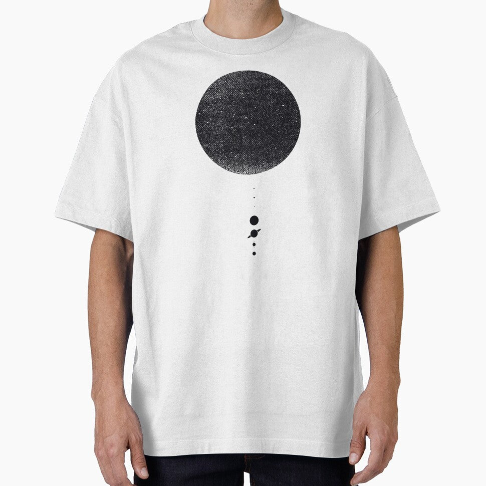 Minimal Solar System | Black Ink Edition by geekchic tees Hoodie, Sweatshirt | BlankRebels.com (Image 1)