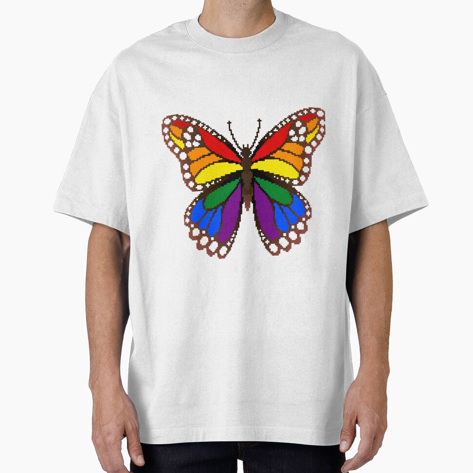 Gay Pride Butterfly by MetallicWings15 T-Shirts, Hoodie, Sweatshirt | BlankRebels.com (Image 1)