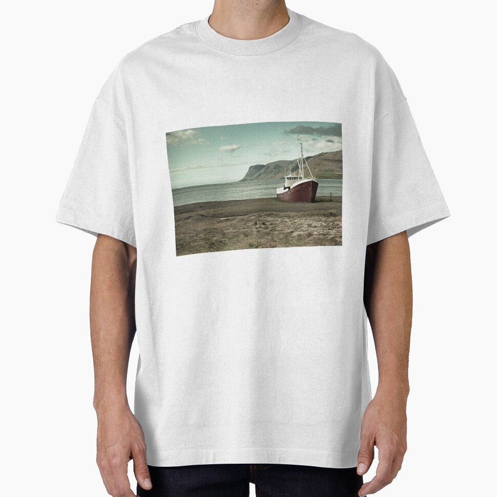 Abandoned fishing ship in Iceland by dvoevnore T-Shirts, Hoodie, Sweatshirt | BlankRebels.com (Image 1)