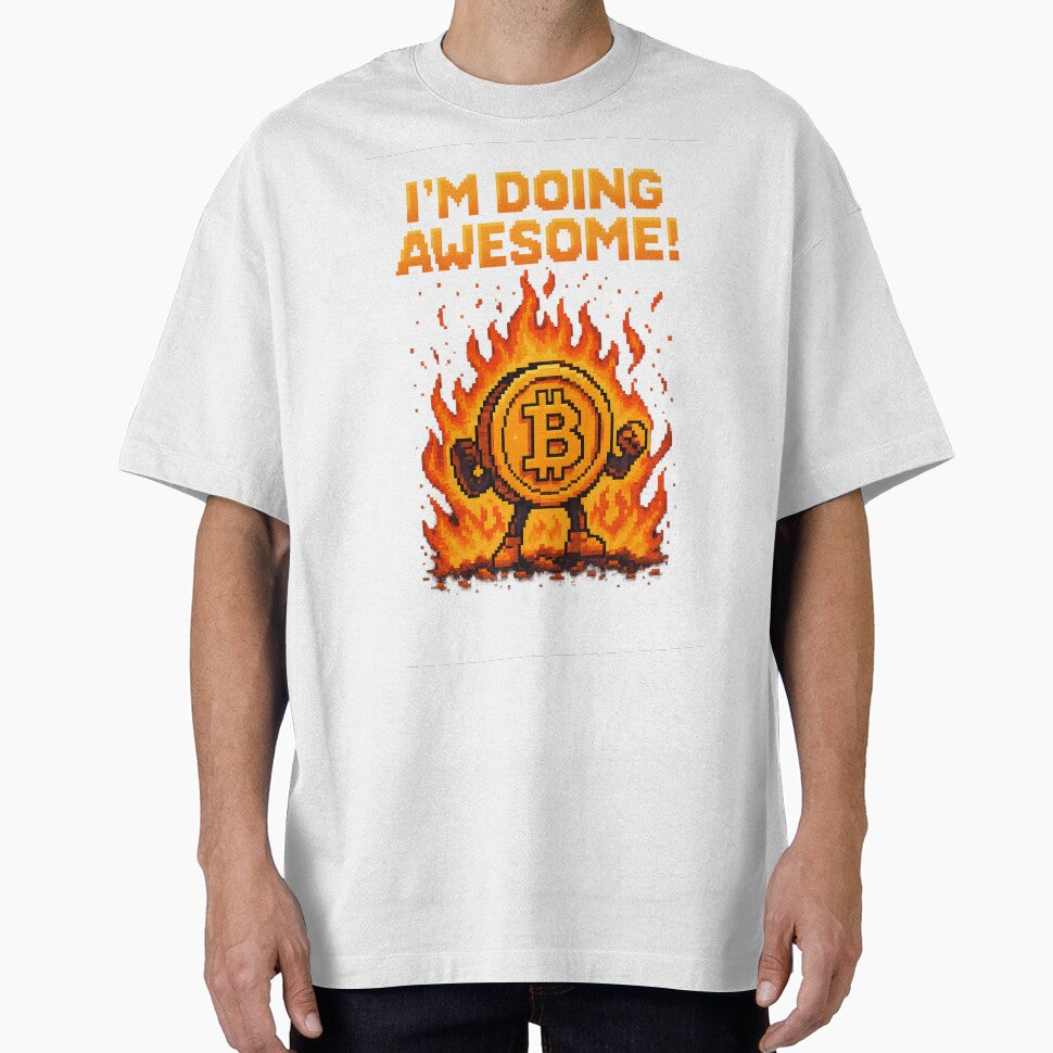 Crypto Burned Me And I Came Back for More - Pixel Art Crypto Design by Crypto_Store T-Shirts, Hoodie, Sweatshirt (Image 1)