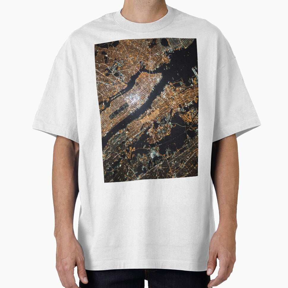 Pretty golden satellite view of earth by DelightfulArts T-Shirts, Hoodie, Sweatshirt | BlankRebels.com (Image 1)