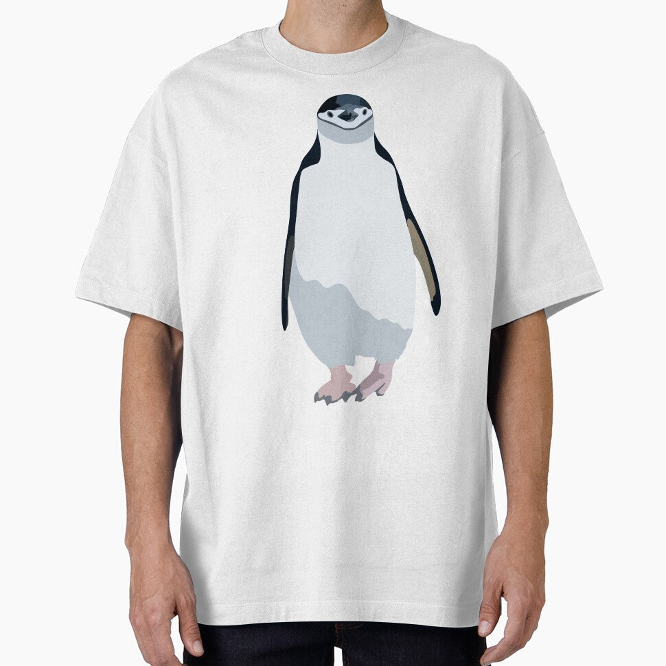 C is for Chinstrap Penguin,Penguin Illustration – Charming and Playful Antarctic Bird Artwork by... (Image 1)