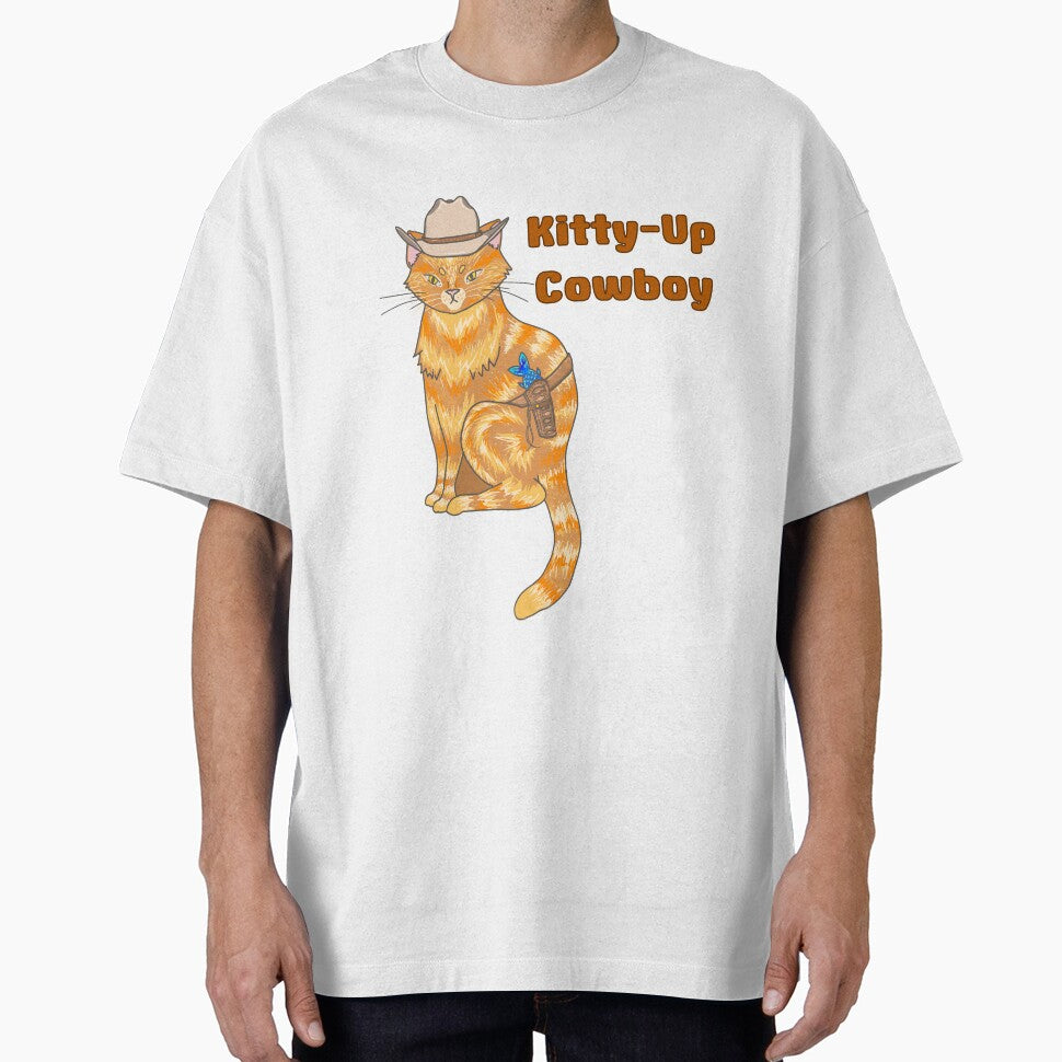 Kitty-Up Cowboy by nemuisensei T-Shirts, Hoodie, Sweatshirt | BlankRebels.com (Image 1)