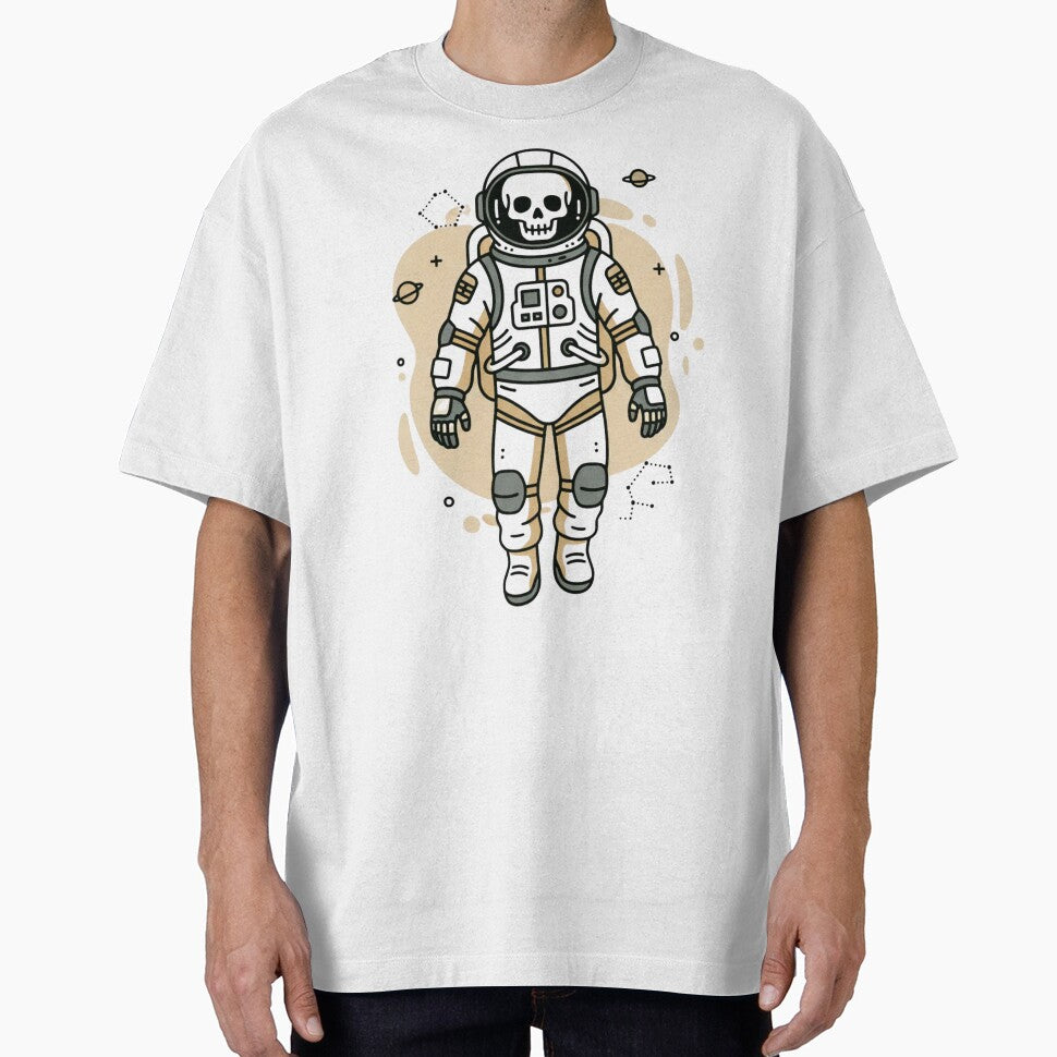 ASTRONAUT | Minimalist Skeleton Streetwear Art by DEADLINE. T-Shirts, Hoodie, Sweatshirt | BlankRebels.com (Image 1)