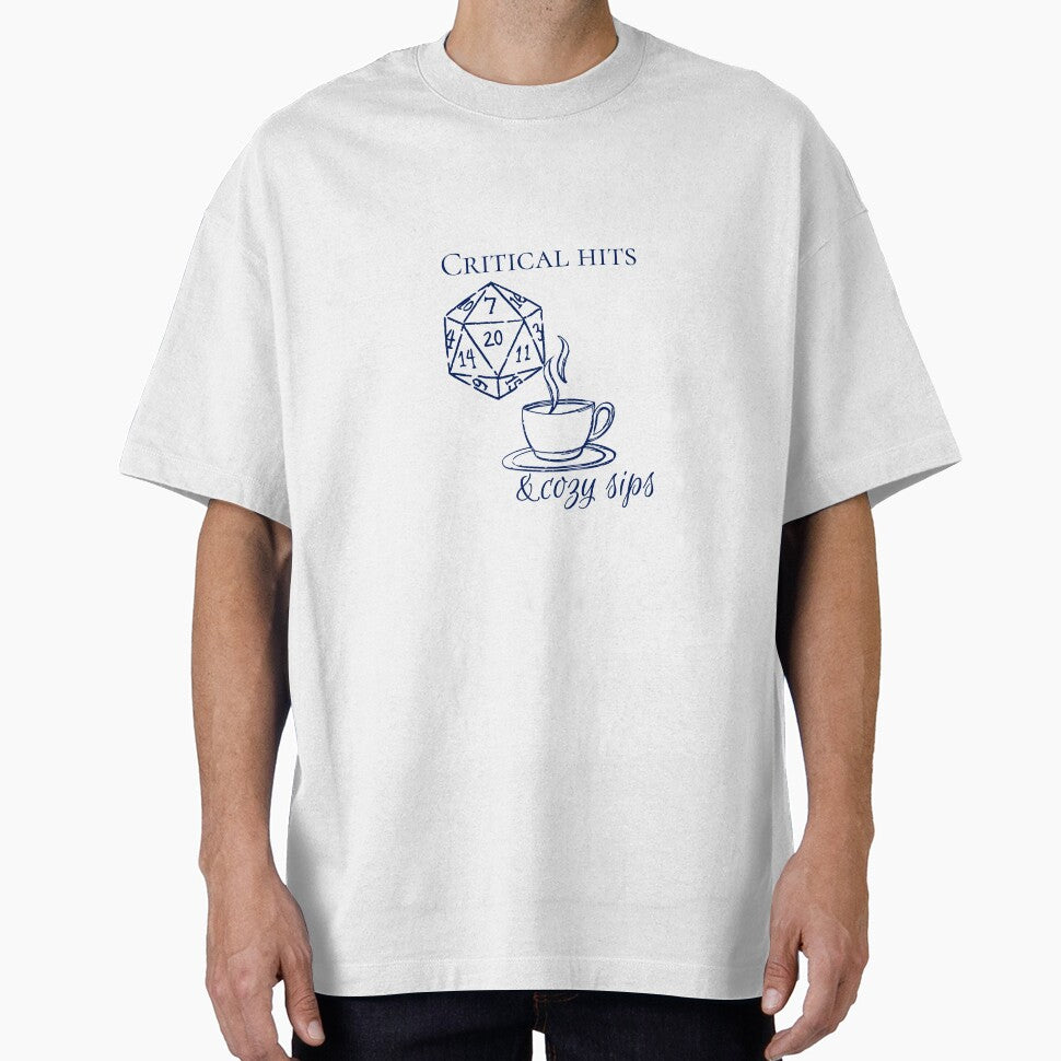 Critical Hits and Cozy Sips by Rae-Inspired T-Shirts, Hoodie, Sweatshirt | BlankRebels.com (Image 1)
