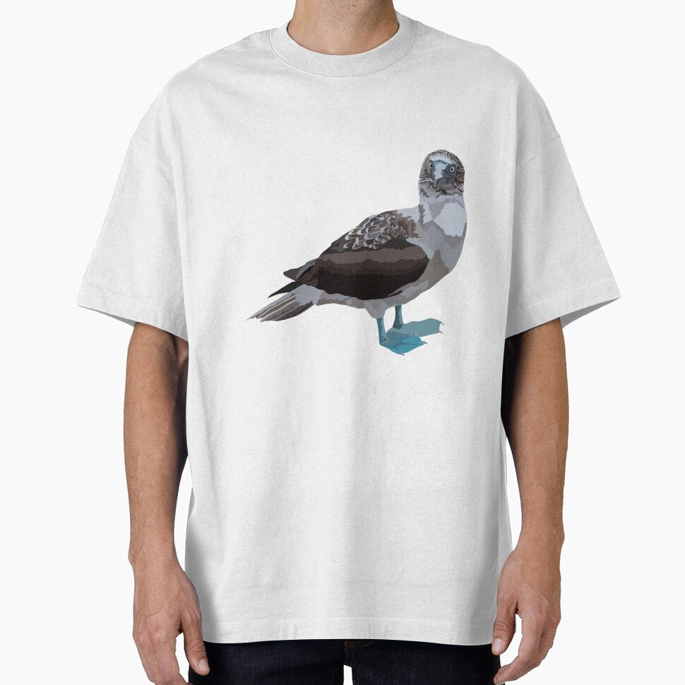 B is for Blue Footed Booby, Blue-Footed Booby Illustration – Iconic Tropical Seabird Artwork by... (Image 1)