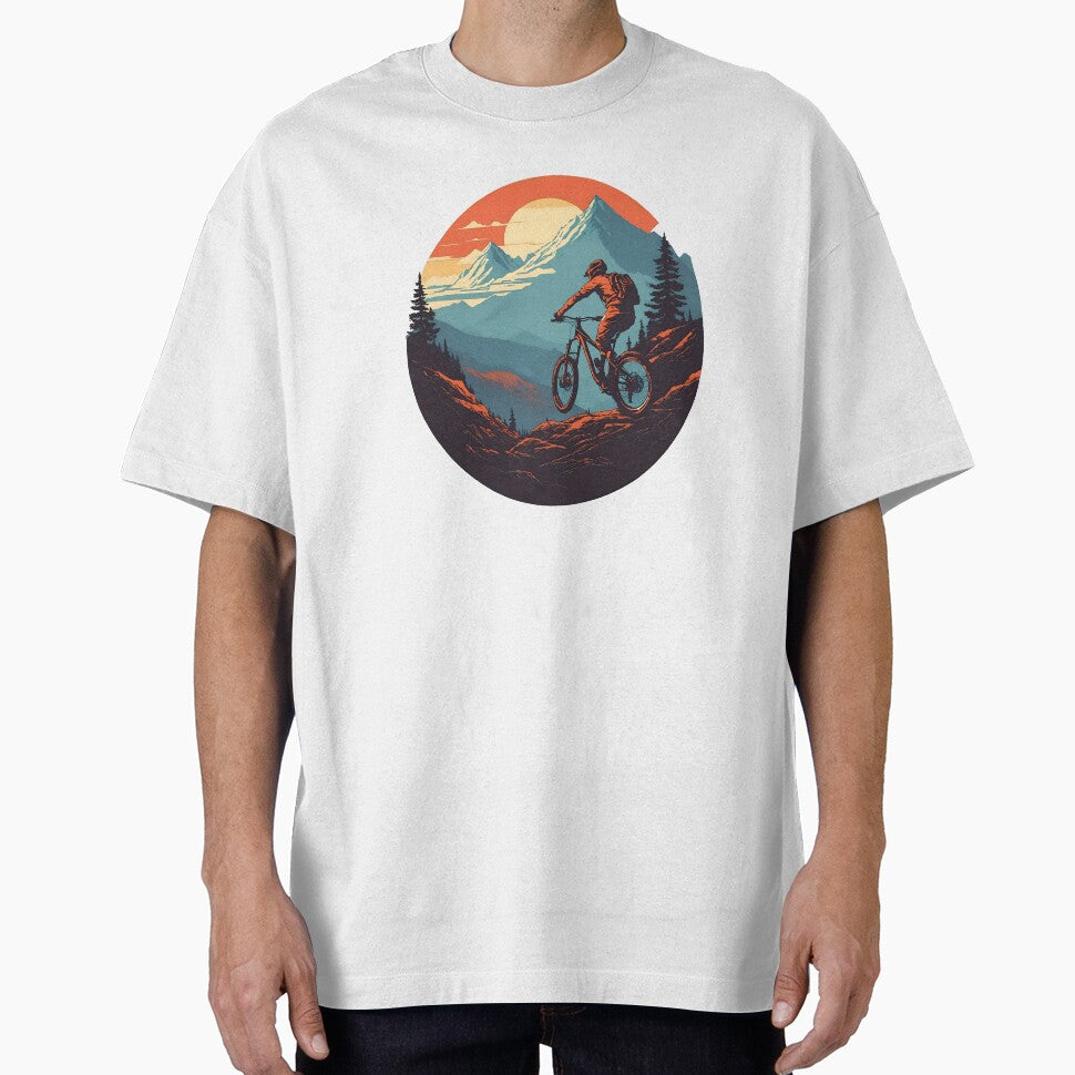 Retro Mountain Bike Lovers - Riding mountain bike Classic T-Shirt by tharaka-merch Hoodie, Sweatshirt (Image 1)