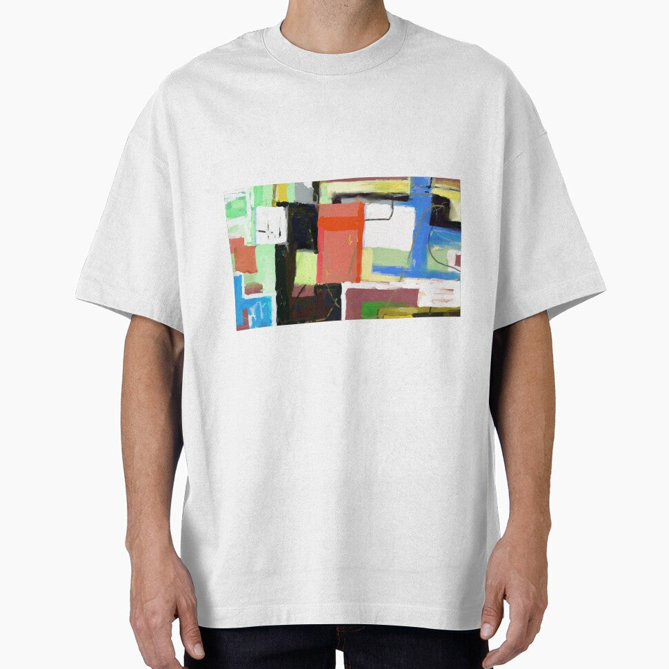 Abstract contemporary art 207 geometric shapes by myDigitalArt T-Shirts, Hoodie, Sweatshirt | BlankRebels.com (Image 1)