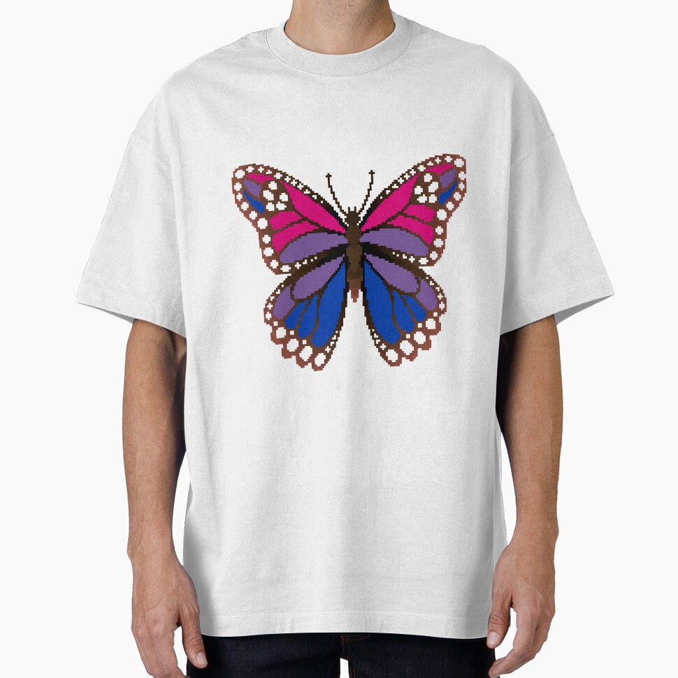 Bi Pride Butterfly by MetallicWings15