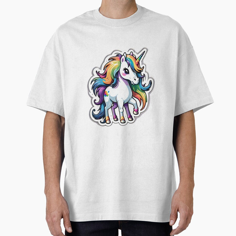 Colorful Wonder Unicorn – Luna Color Tail by digistampdesign T-Shirts, Hoodie, Sweatshirt | BlankRebels.com (Image 1)