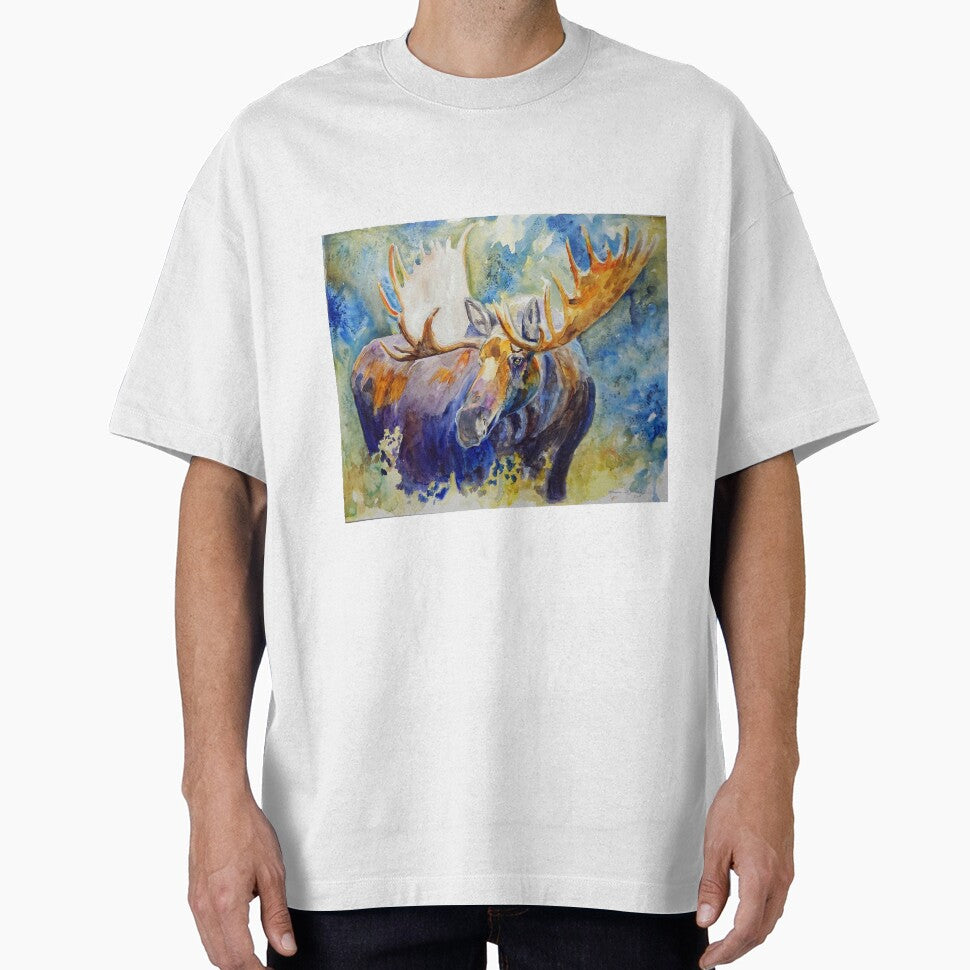 Technicolor Moose by twopoots T-Shirts, Hoodie, Sweatshirt | BlankRebels.com (Image 1)