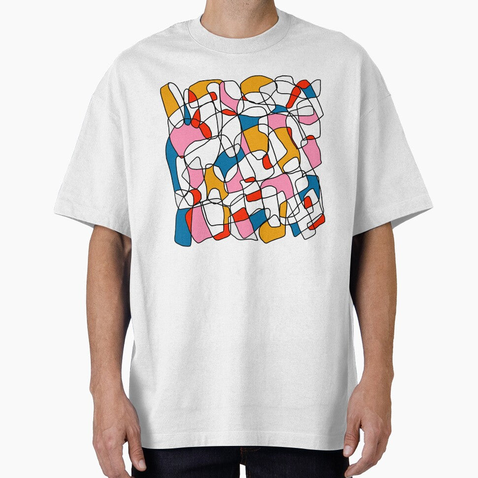 Scribble Color Abstract Pop Art by lucybrownlane T-Shirts, Hoodie, Sweatshirt | BlankRebels.com (Image 1)