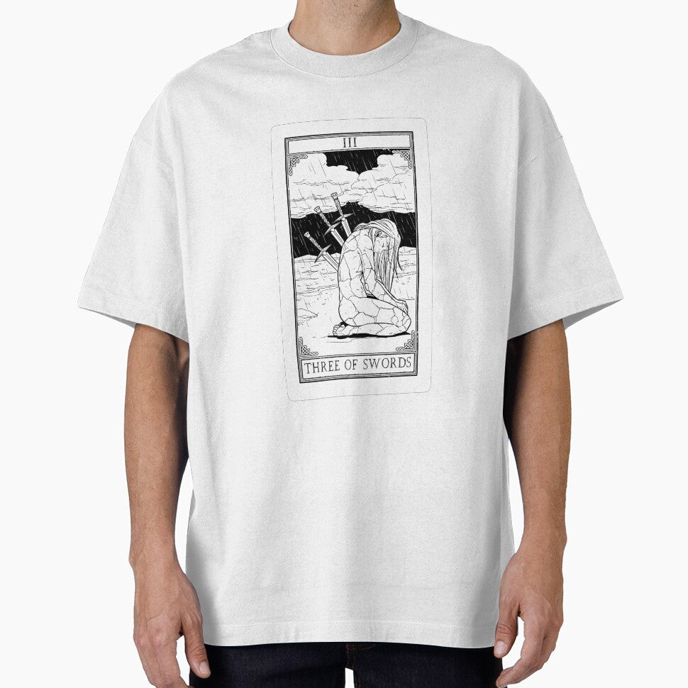 Carrow's Tarot - Three of Swords by CarrowBrown T-Shirts, Hoodie, Sweatshirt | BlankRebels.com (Image 1)