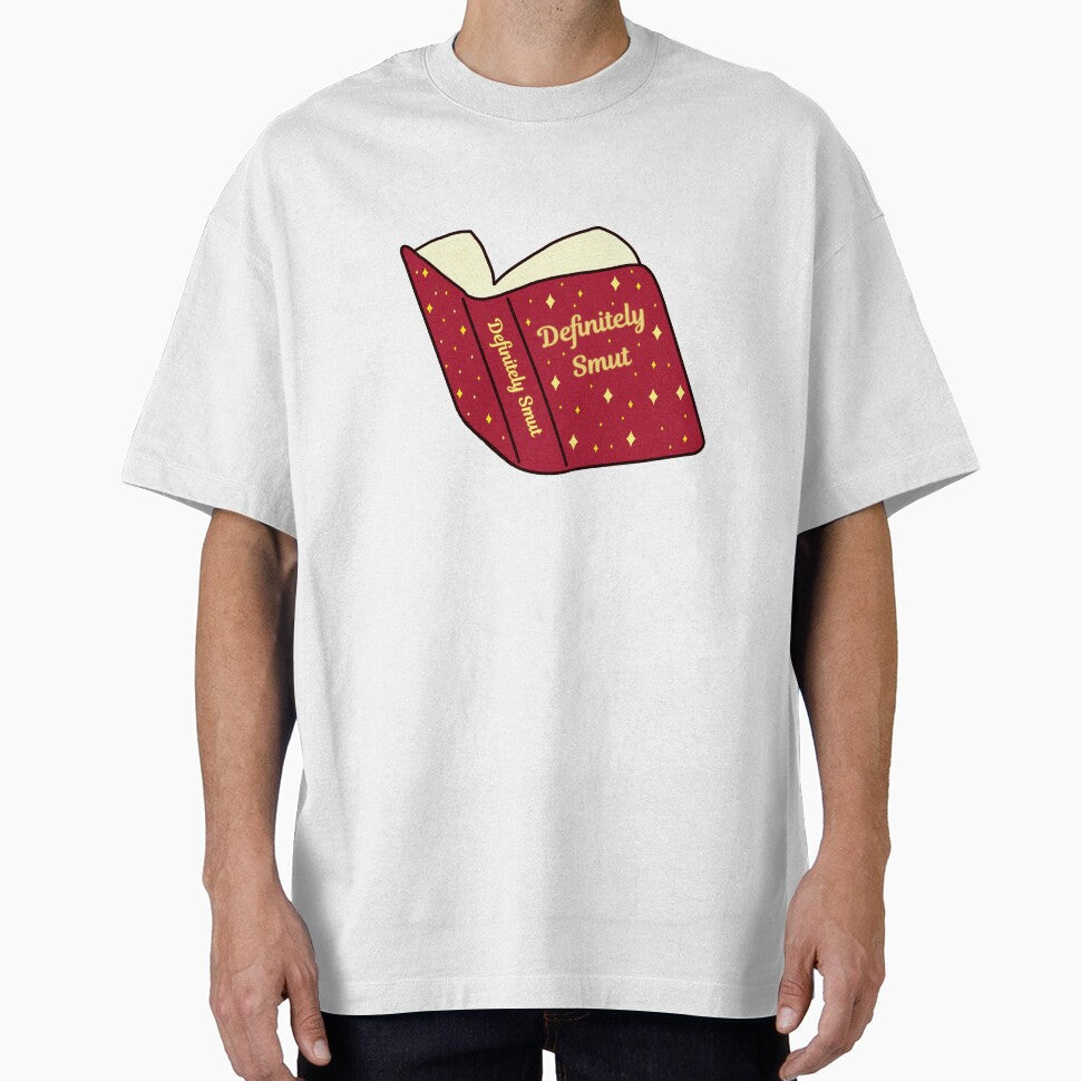 Bookish Sticker - Definitely Smut - Red by VHaywardDesigns T-Shirts, Hoodie, Sweatshirt | BlankRebels.com (Image 1)