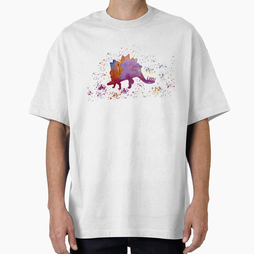 Dinosaur Art - Stegosaurus by BittenByErmines T-Shirts, Hoodie, Sweatshirt | BlankRebels.com (Image 1)