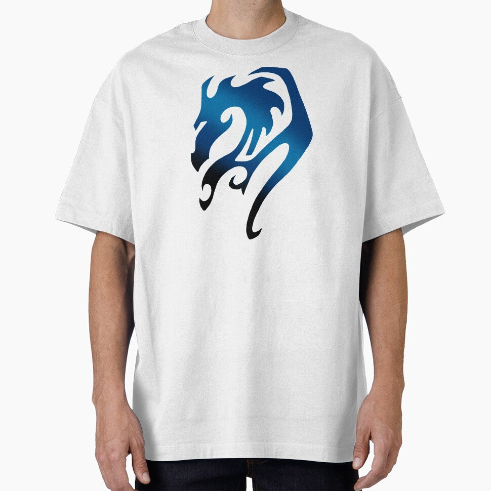Dragon Stencil Blue by MQ-Dragons T-Shirts, Hoodie, Sweatshirt | BlankRebels.com (Image 1)