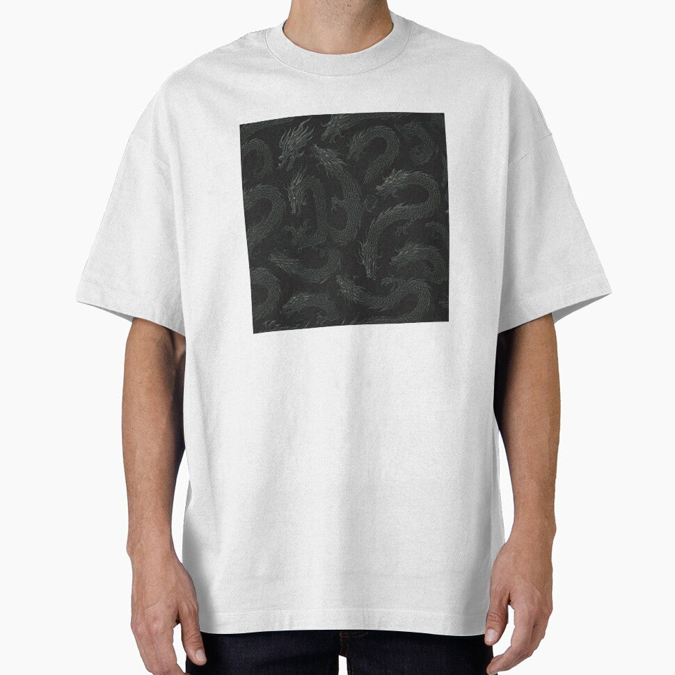 Chrome Dragons: Futuristic Tribal Edge (Y2K Vibe) by SeanOsShirts T-Shirts, Hoodie, Sweatshirt | BlankRebels.com (Image 1)