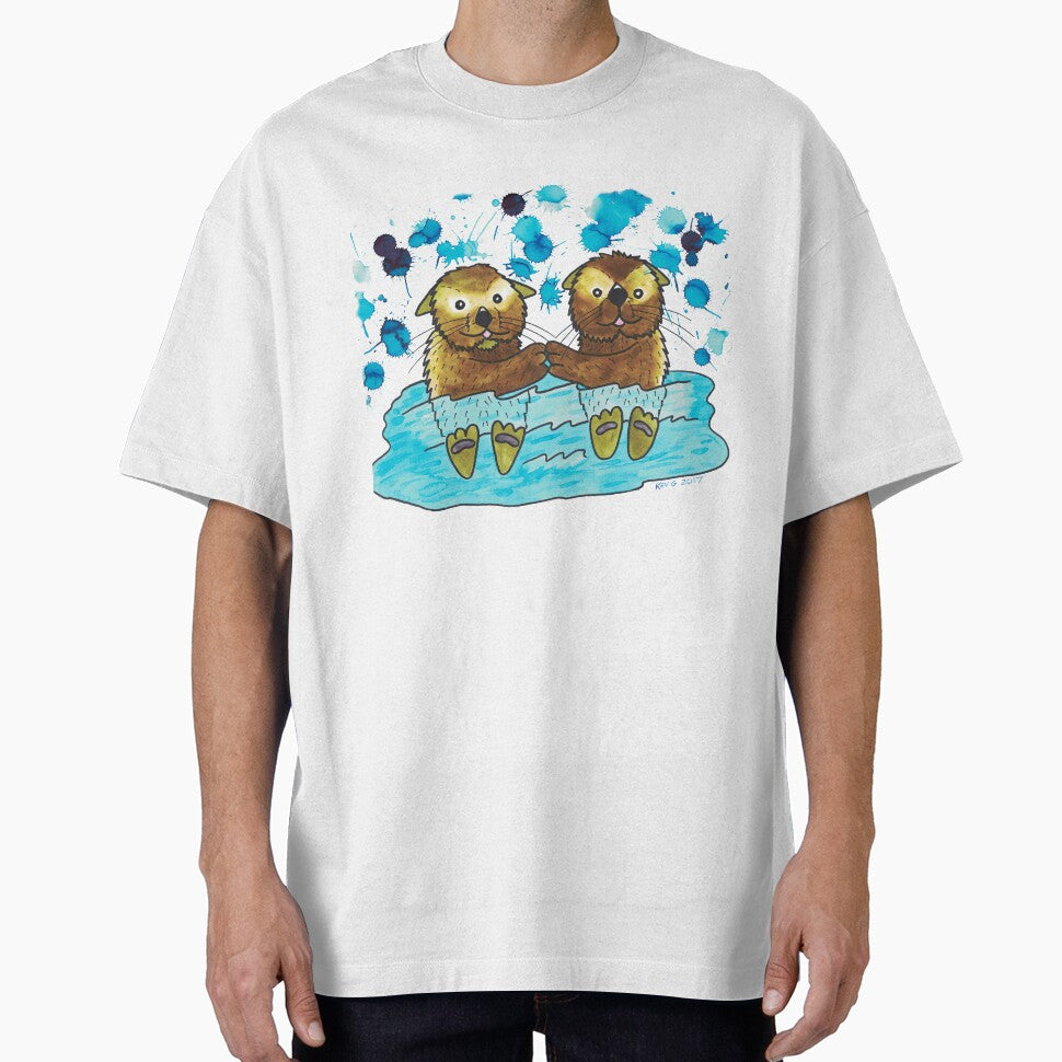 OTTER SPLATTER - Art By Kev G by ArtByKevG T-Shirts, Hoodie, Sweatshirt | BlankRebels.com (Image 1)