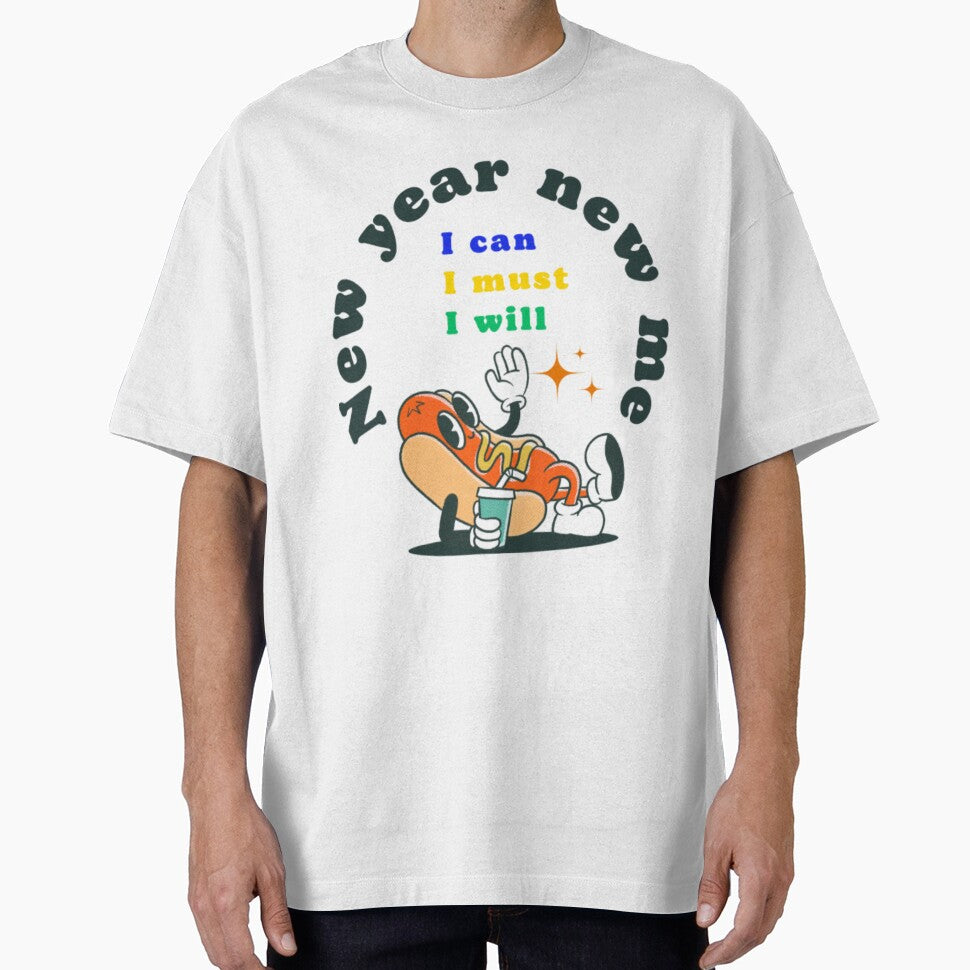 New year new me hot dog | happy new year by Growthmind7 T-Shirts, Hoodie, Sweatshirt | BlankRebels.com (Image 1)