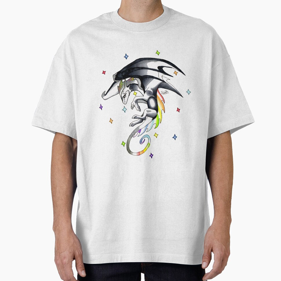 Rainbow Baby Dragon by MenagerieMayhem T-Shirts, Hoodie, Sweatshirt | BlankRebels.com (Image 1)