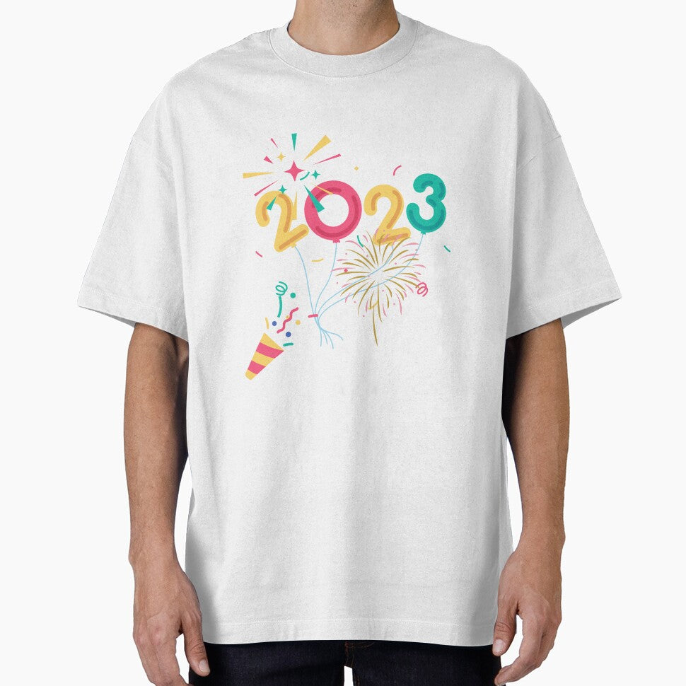 Ballons Happy New Year 2023 celebrate party by creatediscount T-Shirts, Hoodie, Sweatshirt | BlankRebels.com (Image 1)