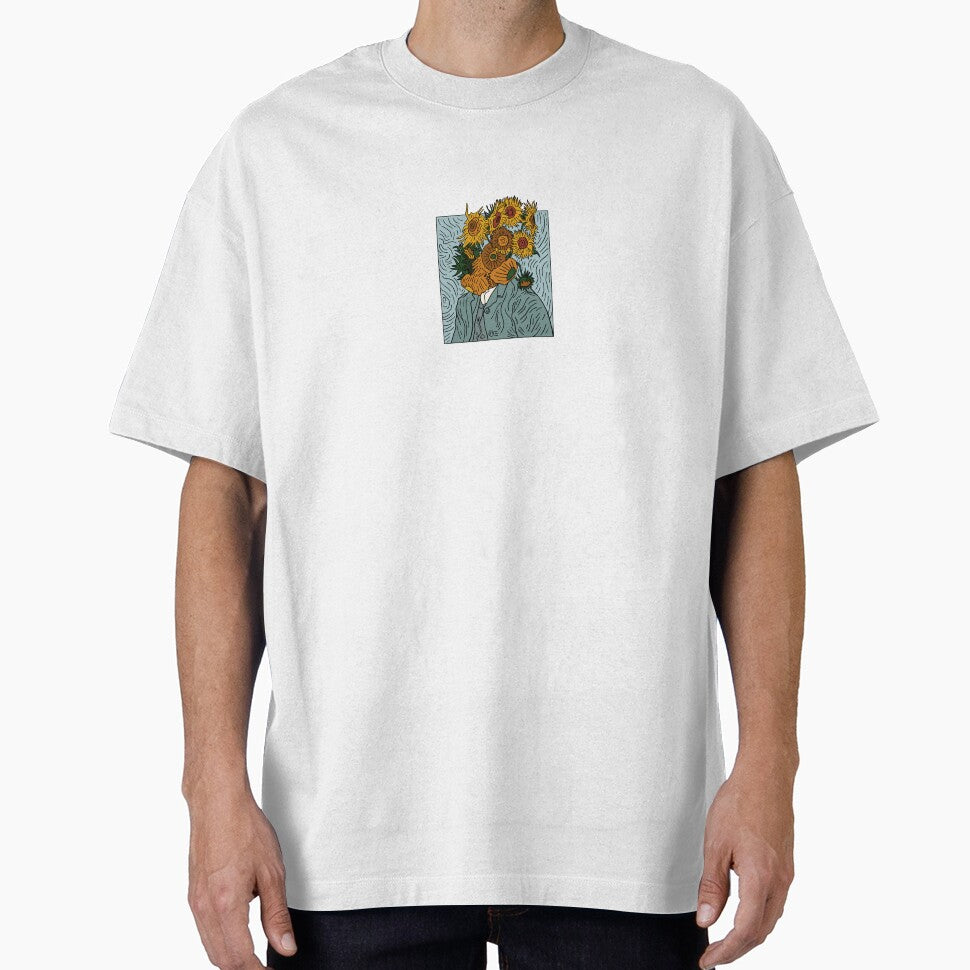 Vincent Van Gogh Sunflower Design by Bias Print Co. T-Shirts, Hoodie, Sweatshirt | BlankRebels.com (Image 1)