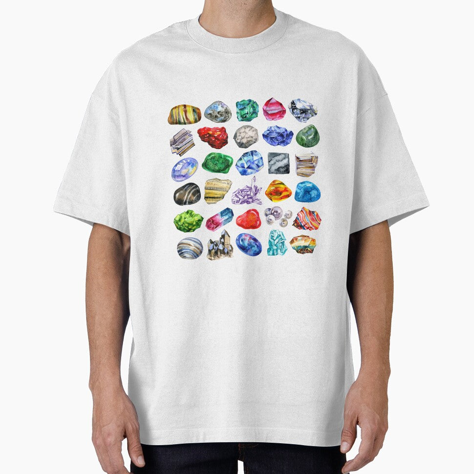 Minerals Gems and Crystals by banwa T-Shirts, Hoodie, Sweatshirt | BlankRebels.com (Image 1)