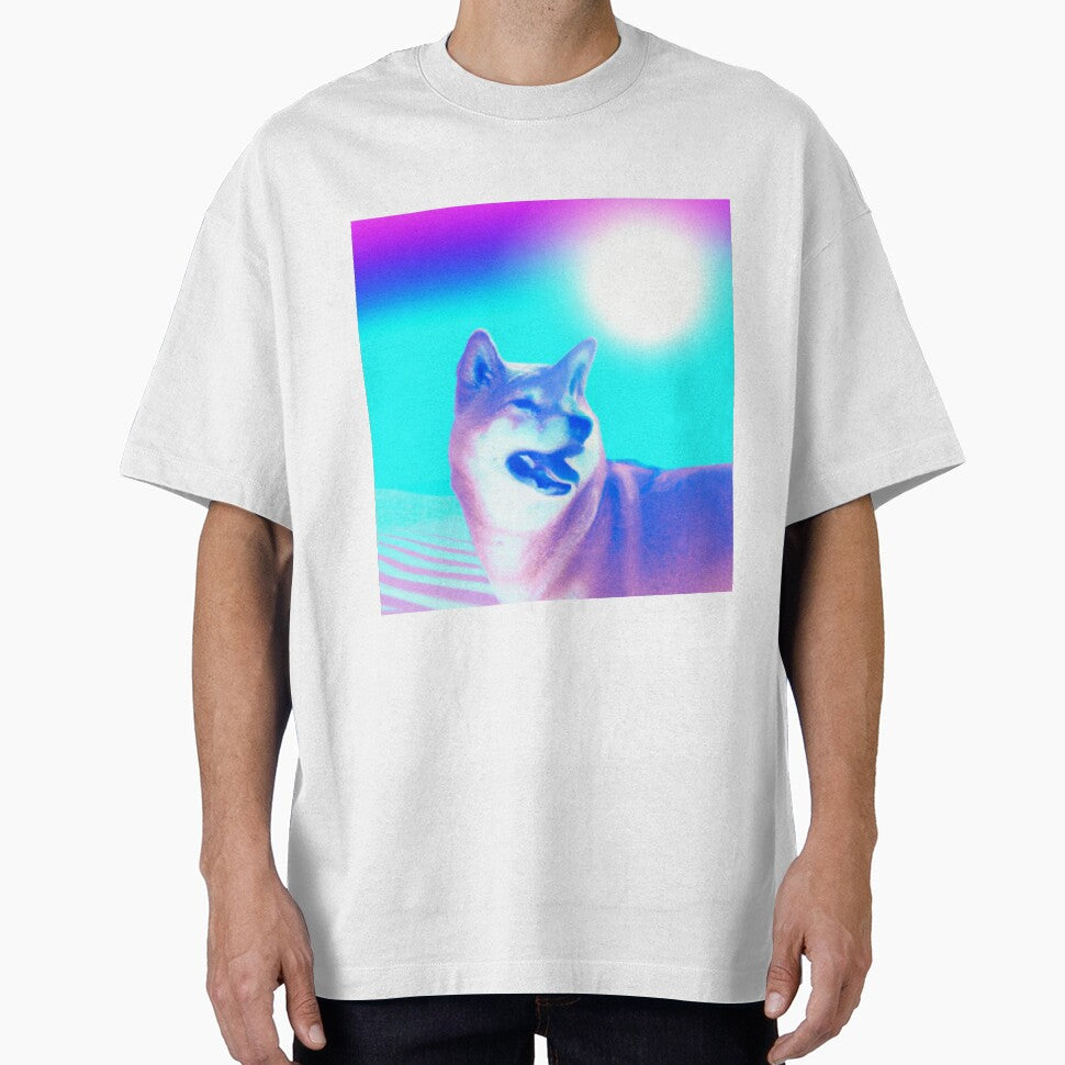 Vaporwave Shiba Inu by trendiclothes T-Shirts, Hoodie, Sweatshirt | BlankRebels.com (Image 1)