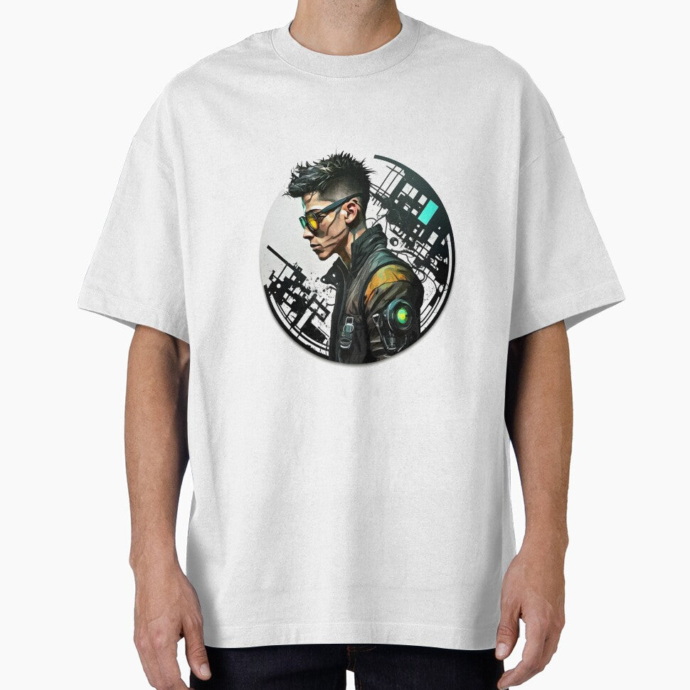 Cyber punk geek by omar-sticker11 T-Shirts, Hoodie, Sweatshirt | BlankRebels.com (Image 1)