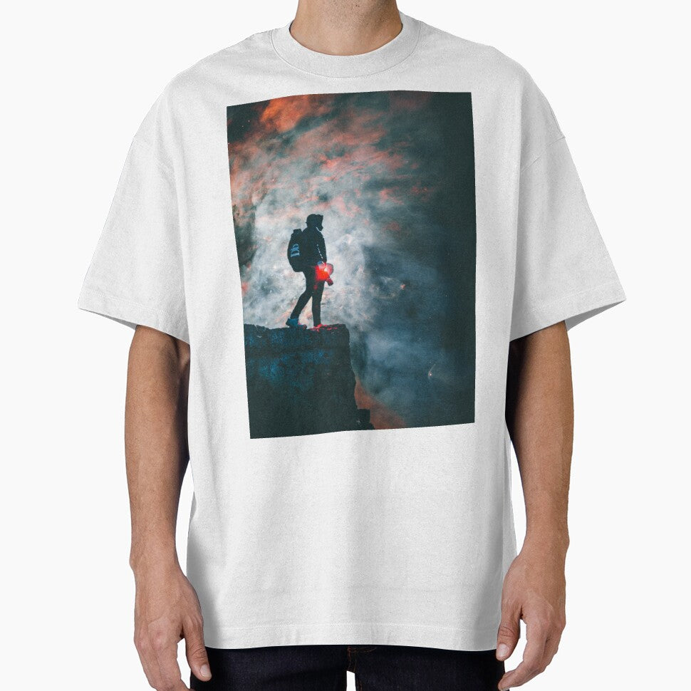 Brilliant blue and orange space exploration by DelightfulArts T-Shirts, Hoodie, Sweatshirt | BlankRebels.com (Image 1)